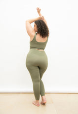 Legging taille haute sans couture grande taille Ultimate - Vert Sauge