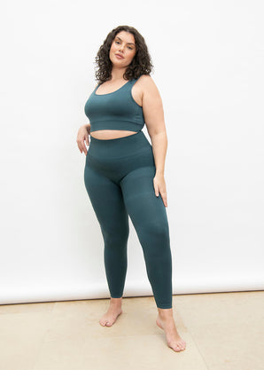 Legging taille haute sans couture Ultimate - Teal Bleu