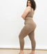 Legging taille haute sans couture grande taille Ultimate - Oatmeal Avione