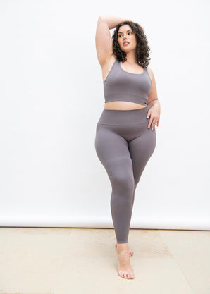 Legging taille haute sans couture Ultimate - Deep Mauve