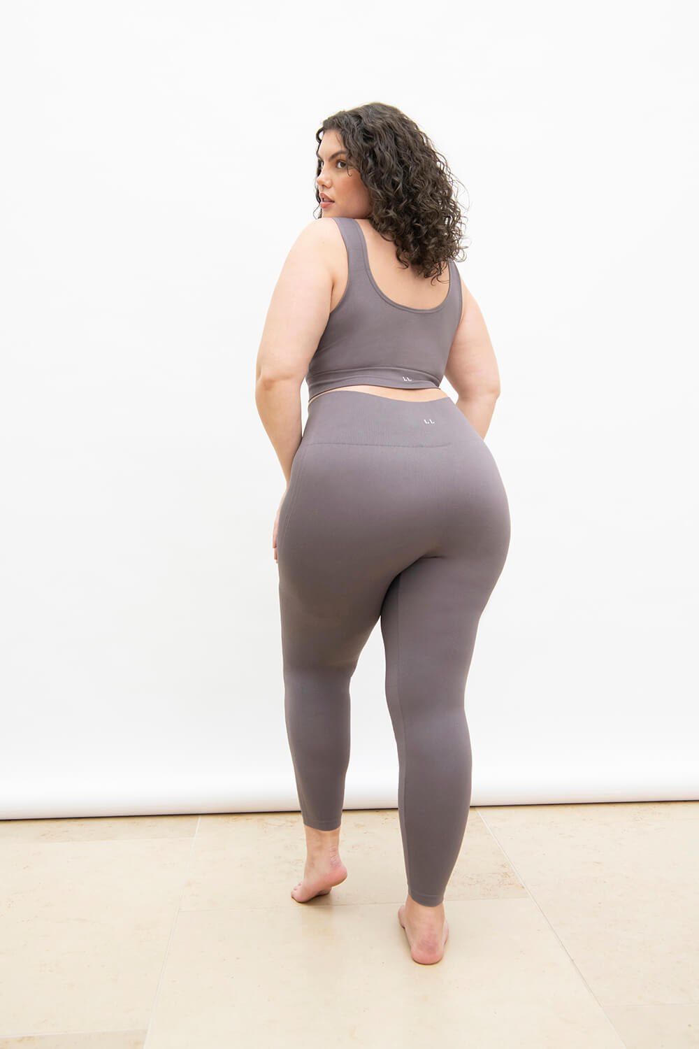 Legging taille haute sans couture grande taille Ultimate - Deep Mauve
