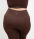 Legging taille haute sans couture grande taille Ultimate - Chocolat