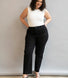 Jean straight grande taille - Noir