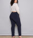 Pantalon cigarette grande taille - Marine