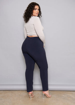 Pantalon cigarette - Marine