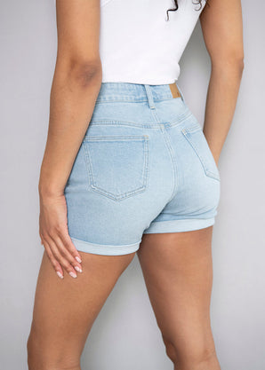 Short en jean grande taille - Bleach