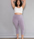 Legging léger court - Mauve