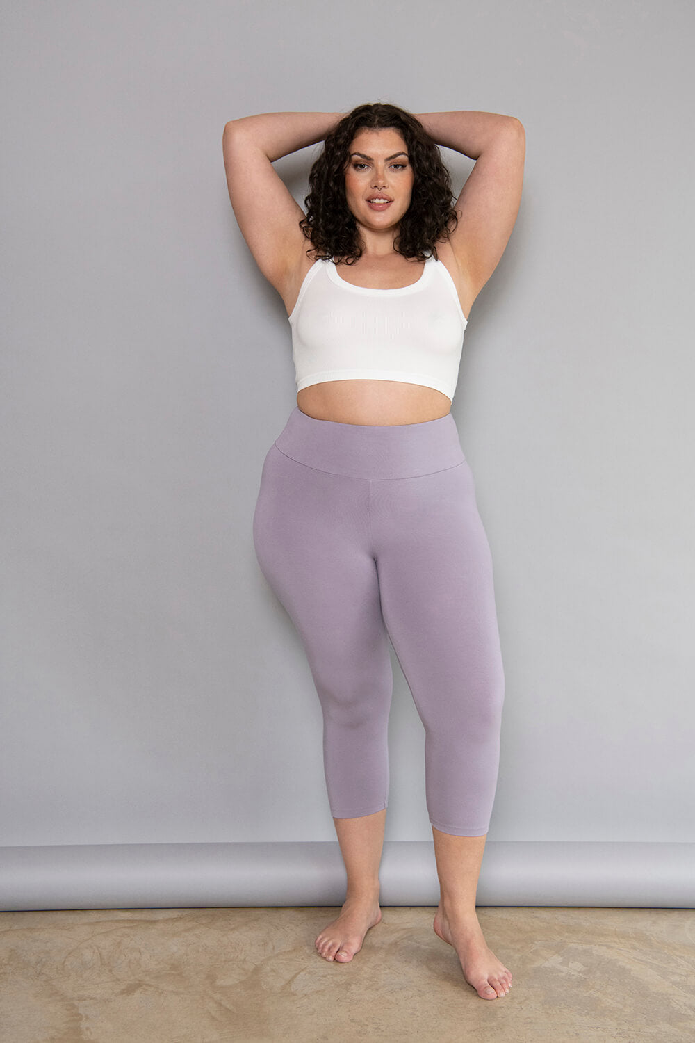 Legging léger court - Mauve