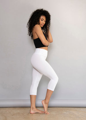 Legging léger court - Blanc