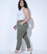 Pantalon chino grande taille - Green