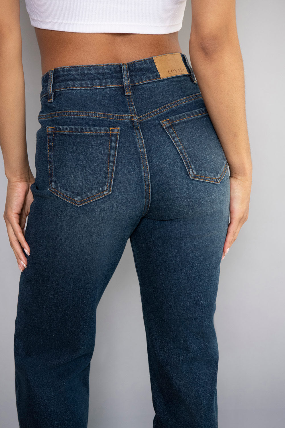 Jean straight - Dark Bleu