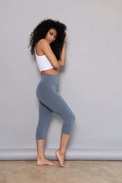Legging Capri léger - Bleu acier