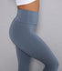 Legging léger court - Steel Bleu