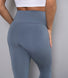 Legging léger court - Steel Bleu