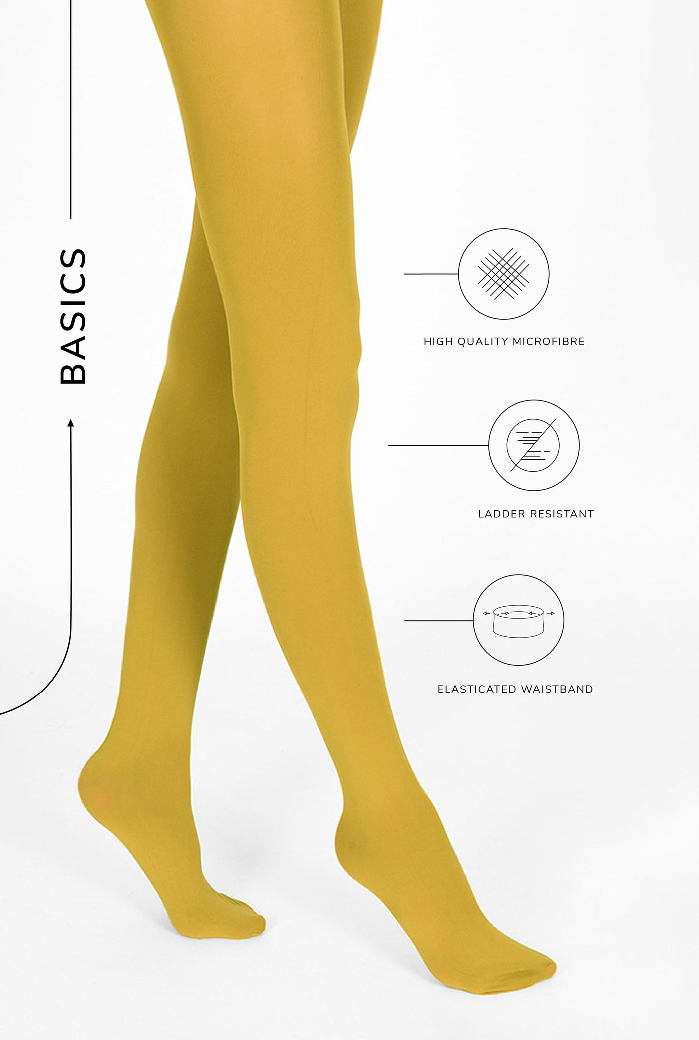 Collants - Mustard