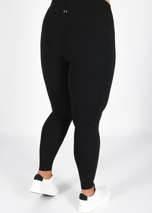 Curve Revitalise High Waisted Leggings - Midnight Black