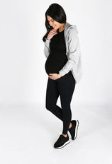 Maternity Revitalise Leggings - Midnight Black