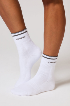 Chaussettes de sport côtelées - Vert ardoise