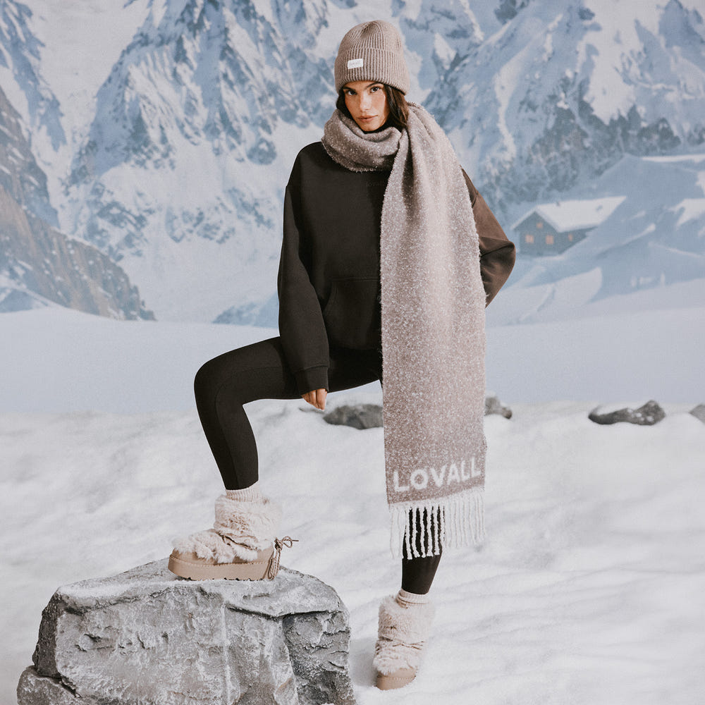 Legging taille haute d'hiver au quotidien - Café noir