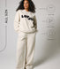 ALL SZN organique Sweat à Capuche Oversize Style 2 - Ecru