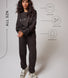 ALL SZN organique Sweat à Capuche Oversize Style 4 - Black Coffee