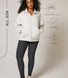 ALL SZN organique Pull Oversize avec Quart de Zip - Light Grey Marl