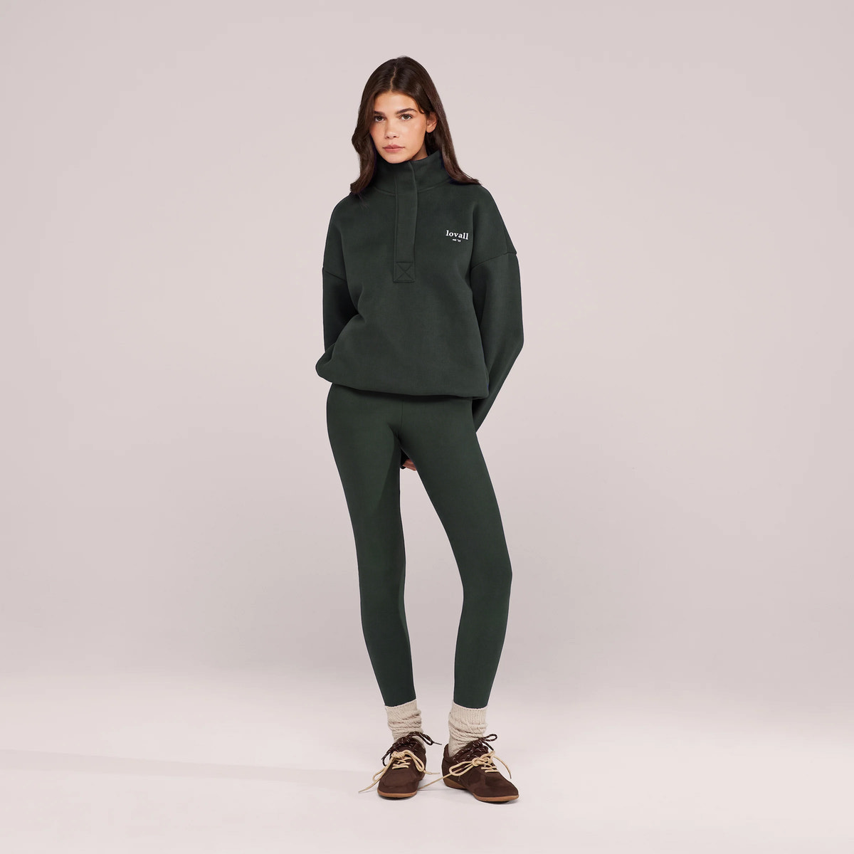 Legging taille haute d'hiver - Pin