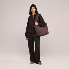 Sac matelassé - Marron expresso