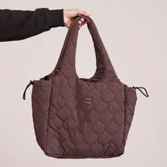 Sac matelassé - Marron expresso