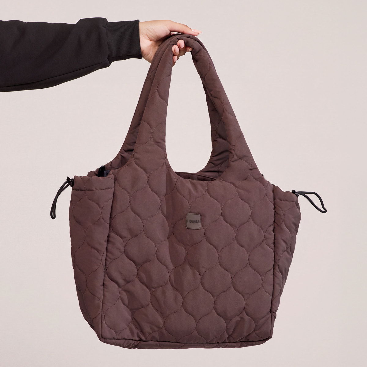 Sac matelassé - Marron expresso