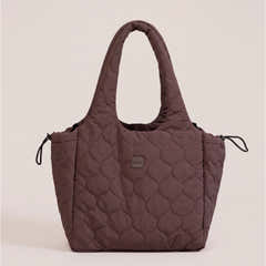 Sac matelassé - Marron expresso