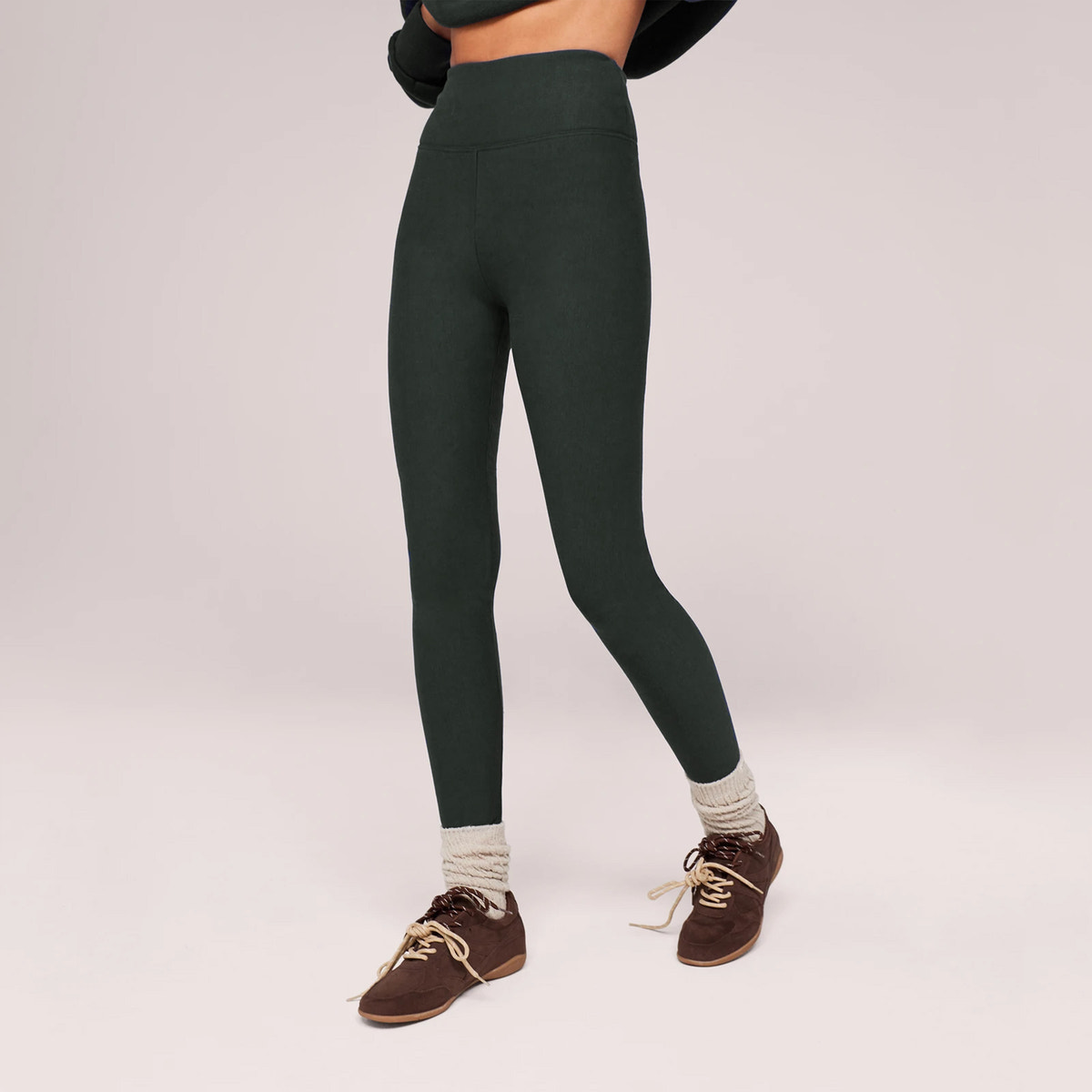 Legging taille haute d'hiver - Pin