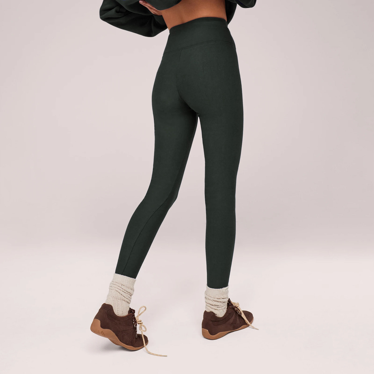 Legging taille haute d'hiver - Pin