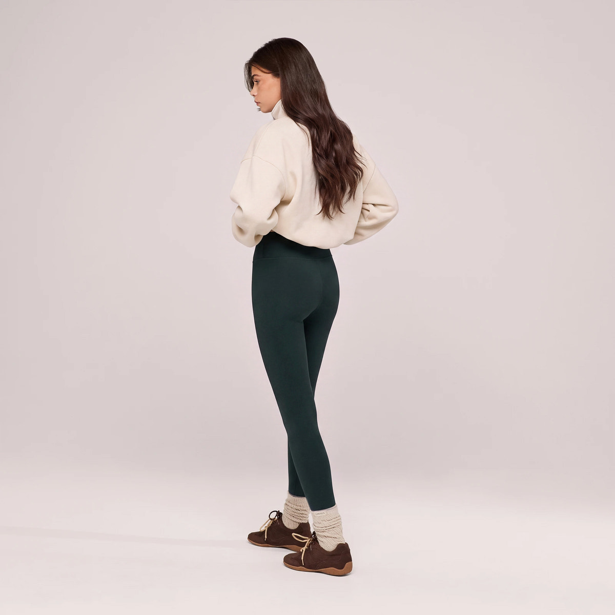 Legging taille haute d'hiver — Forêt profonde