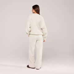 Sweat-shirt oversize lourd Campus - Mocha