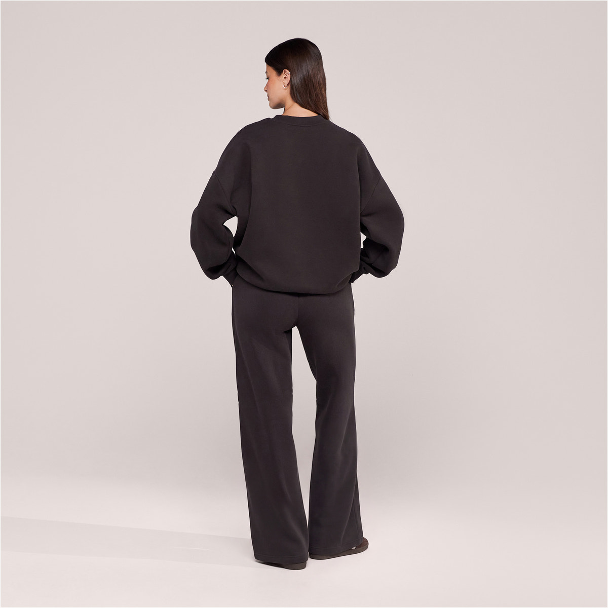 Sweat-shirt oversize lourd Campus - Mocha