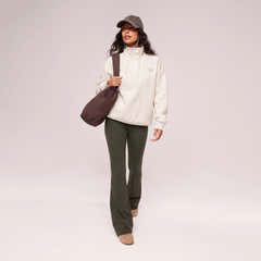 Legging taille haute d'hiver - Olive intense