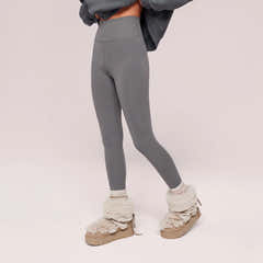 Legging taille haute d'hiver - Vert ardoise