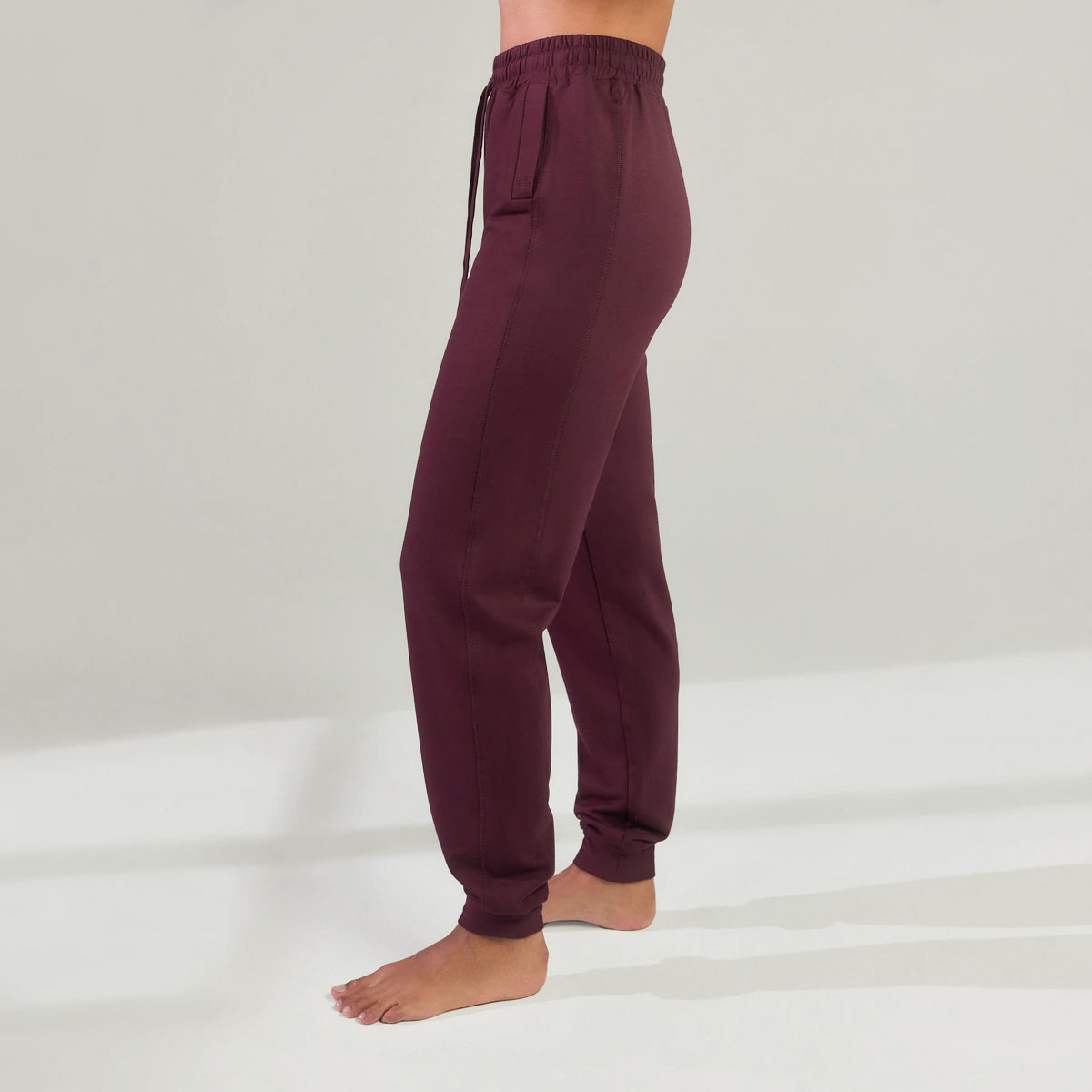 Pantalon de jogging Lounge-Luxe - Dark Cherry