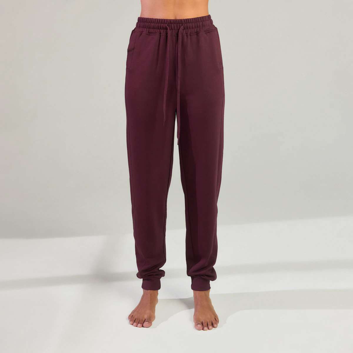Pantalon de jogging Lounge-Luxe - Dark Cherry