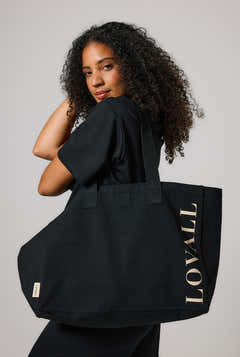 Sac fourre-tout recyclé Lovall - Noir