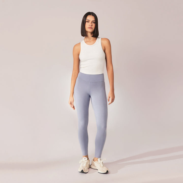 Legging léger taille haute Everyday - Powder Bleu