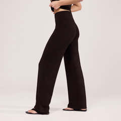 Pantalon léger ample - Café Noir