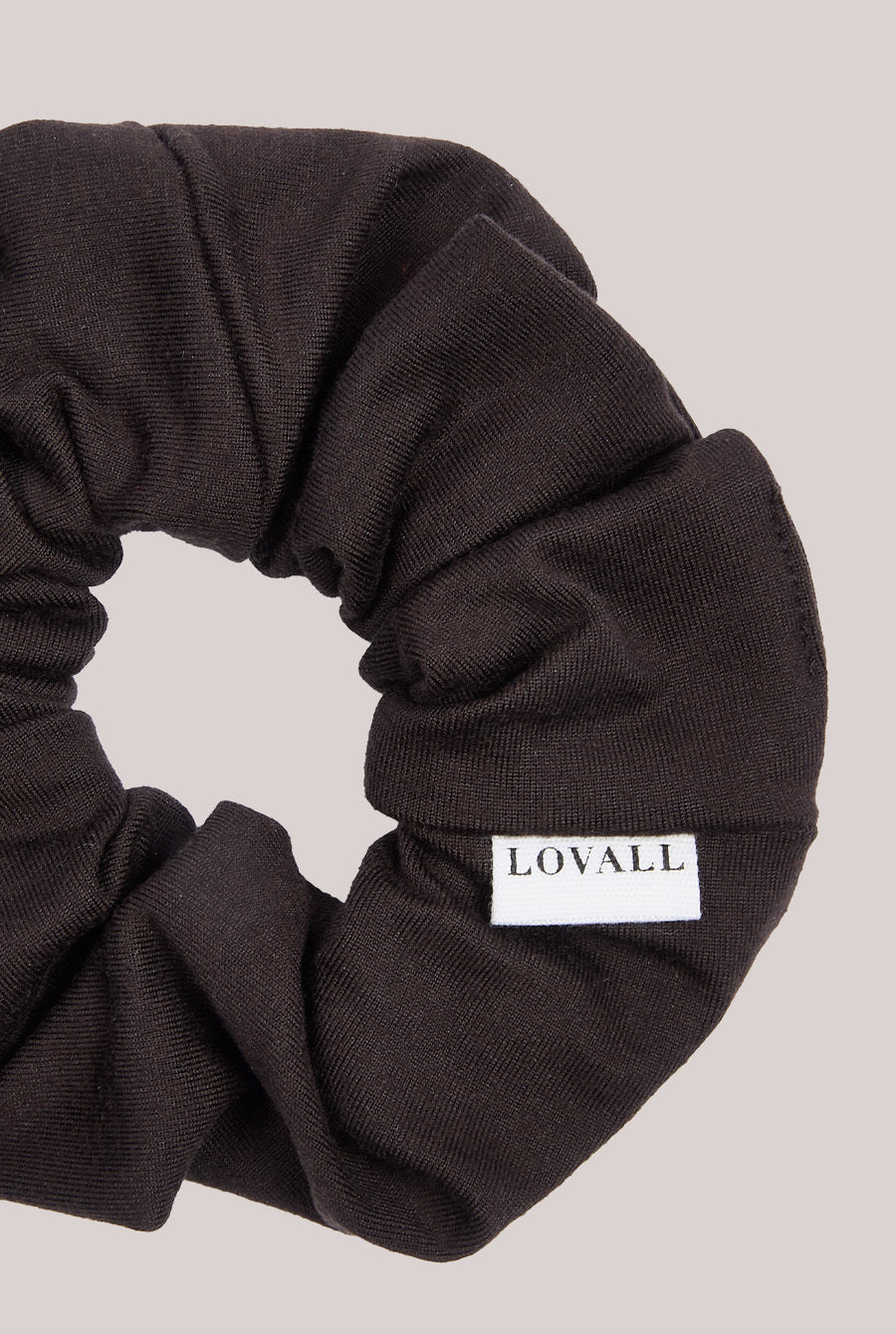 Hair Scrunchie - Black Coffee