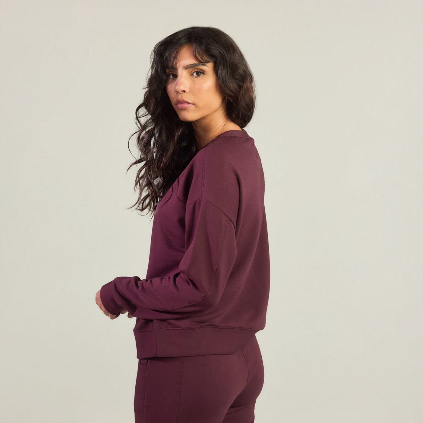 Sweat Lounge-Luxe - Dark Cherry