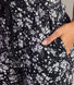 Ensemble de pyjama tout doux grande taille - Noir Floral