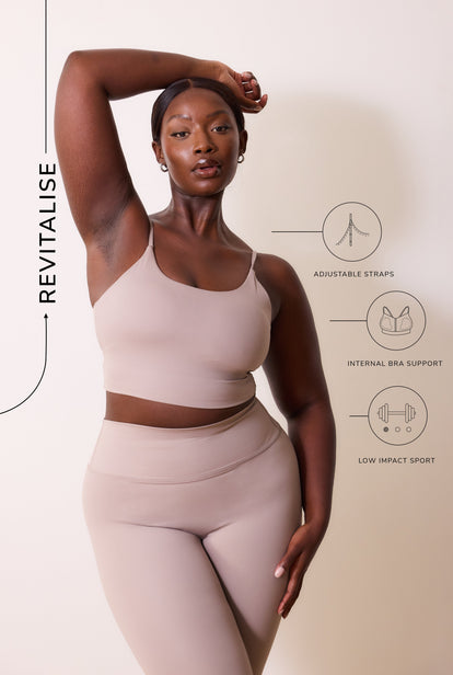 Brassière de sport 24/7 Revitalise - Clay