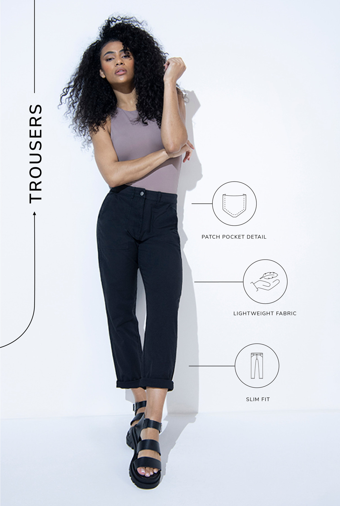 Pantalon chino Everyday - Noir
