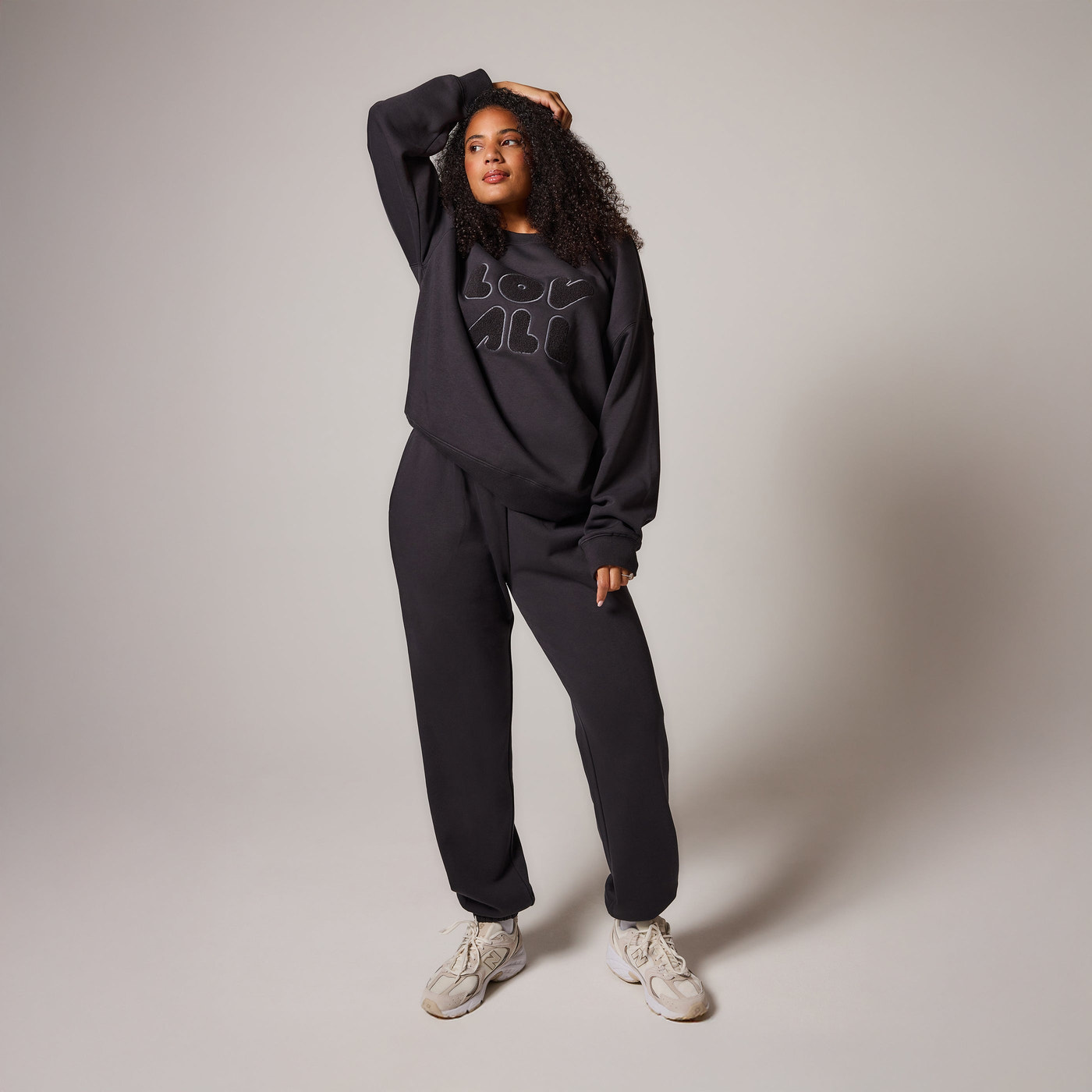 ALL SZN pantalon de jogging biologique à revers - Shadow