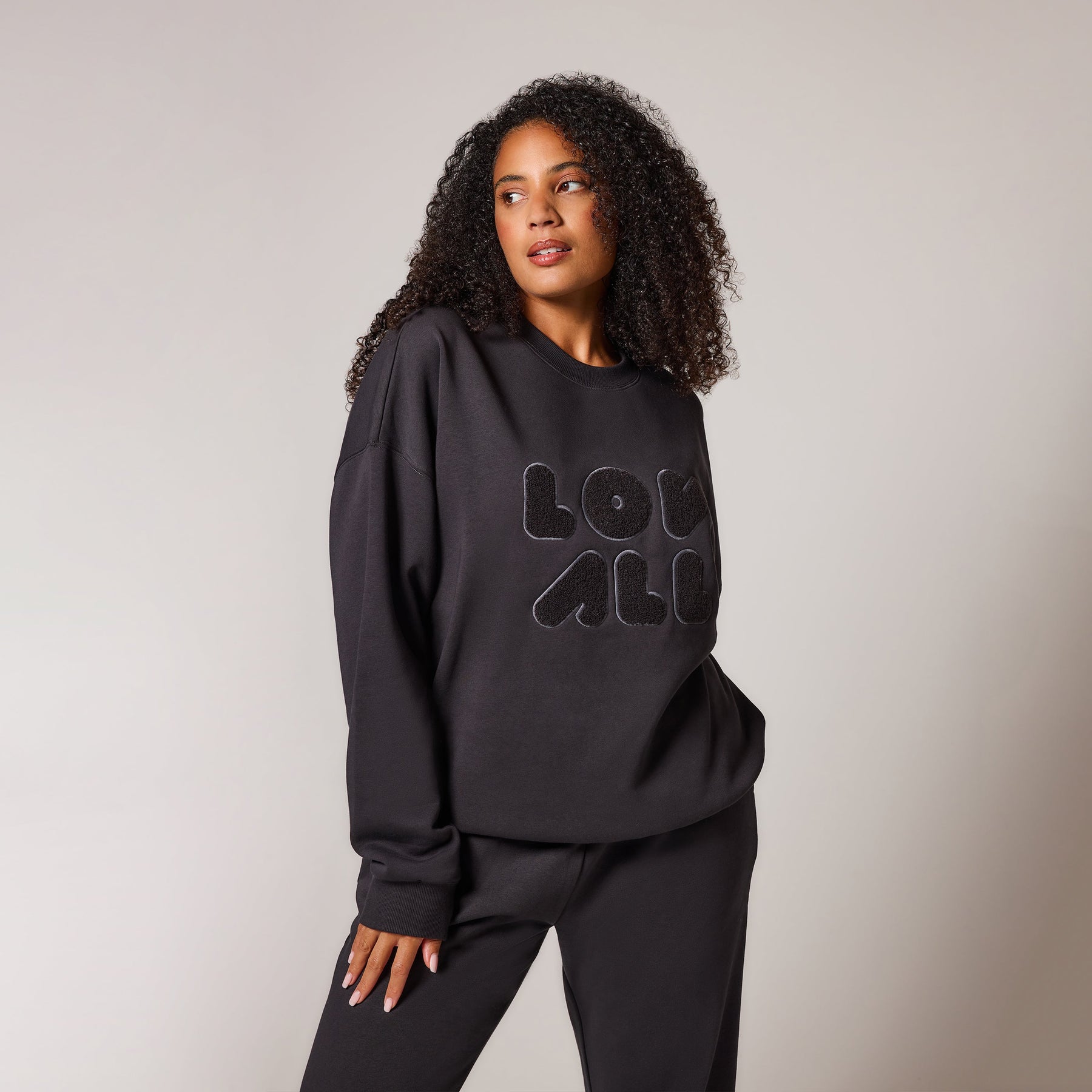 ALL SZN organique Sweat à Capuche Oversize grande taille Style 1 - Shadow